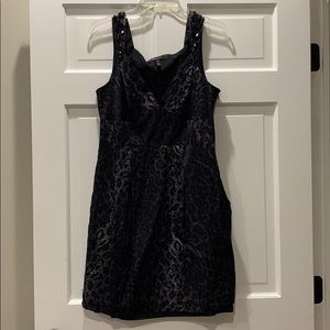 BCBG Max Azria Leopard Cocktail Dress